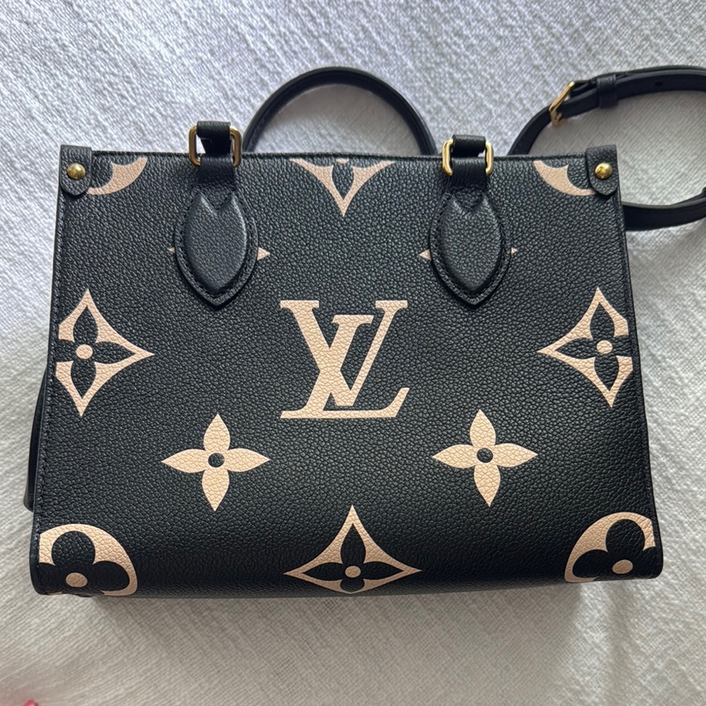 Louis Vuitton On The Go PM - Black & Beige